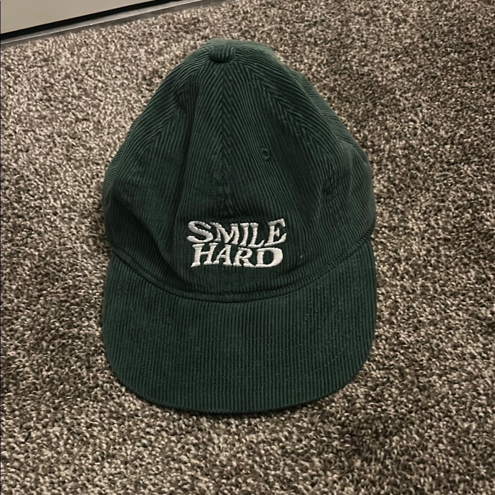 Green Corduroy Baseball Hat